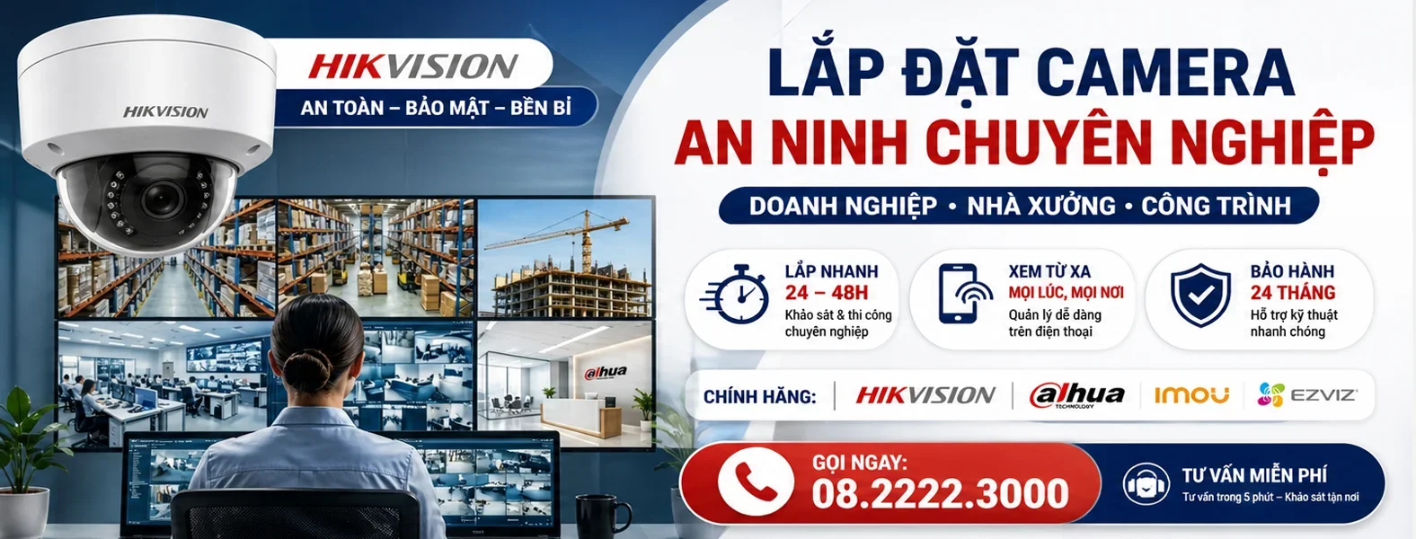 Lắp Đặt Camera Doanh Nghiệp & Công Trình