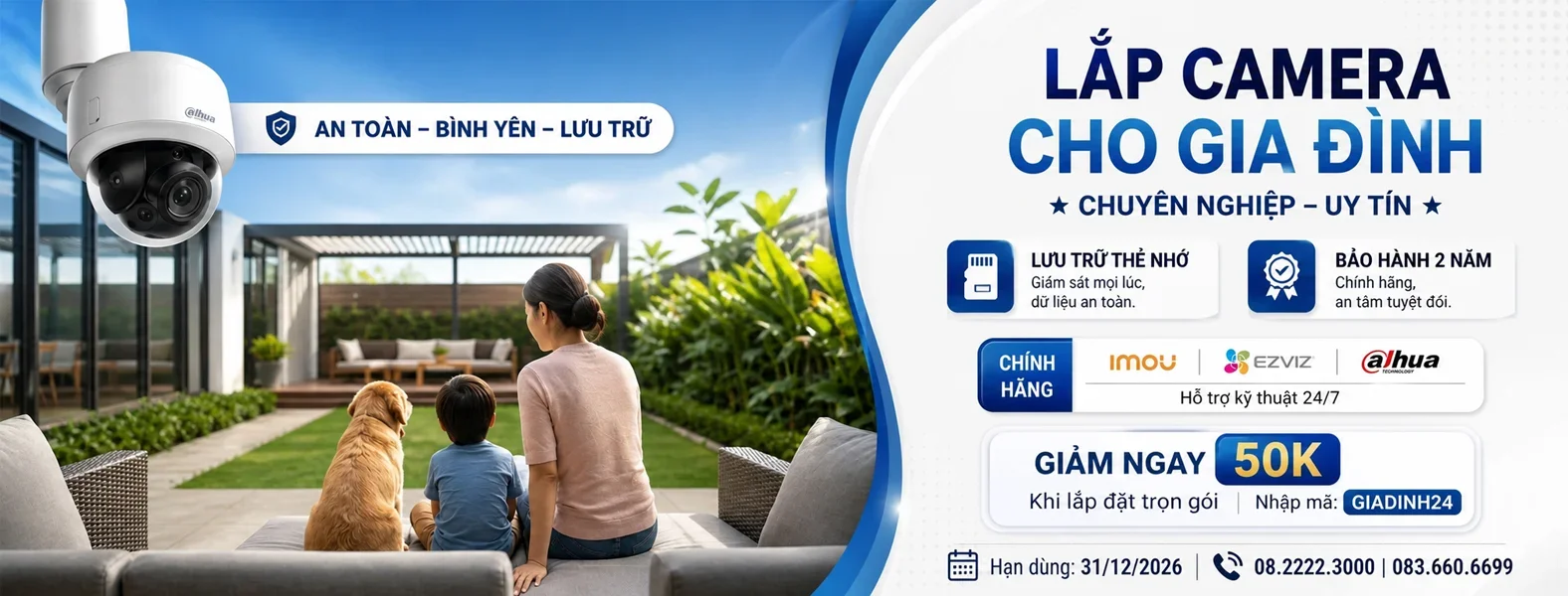 Lắp Camera An Ninh Cho Gia Đình Tại Tp.HCM