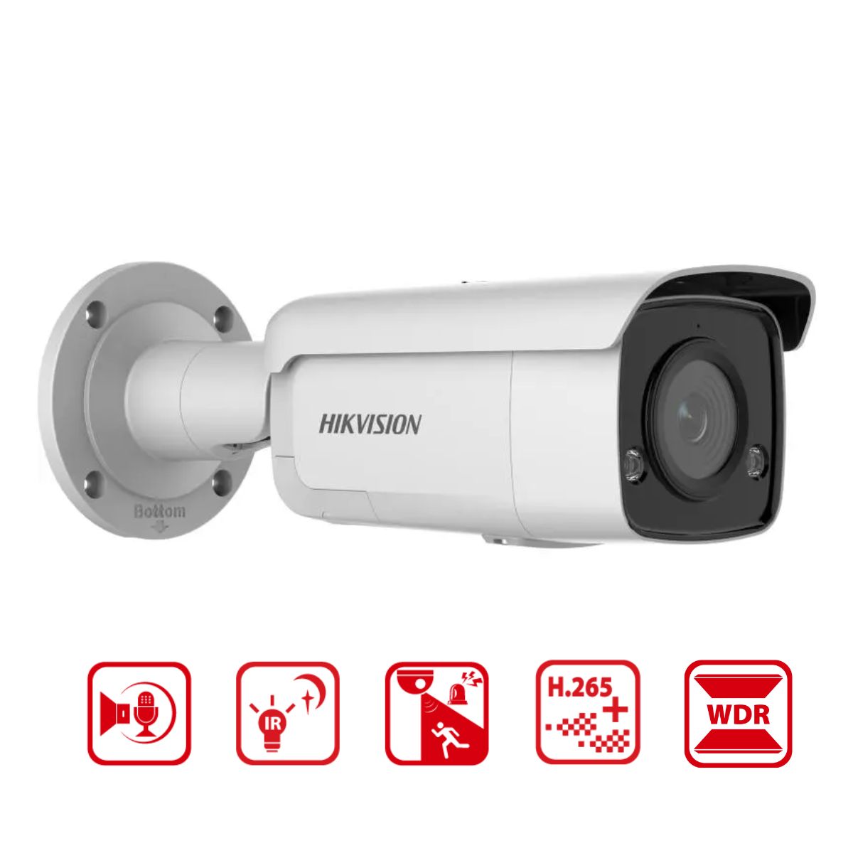 Camera IP 4MP thân Hikvision DS-2CD2T46G2-ISU/SL (C)