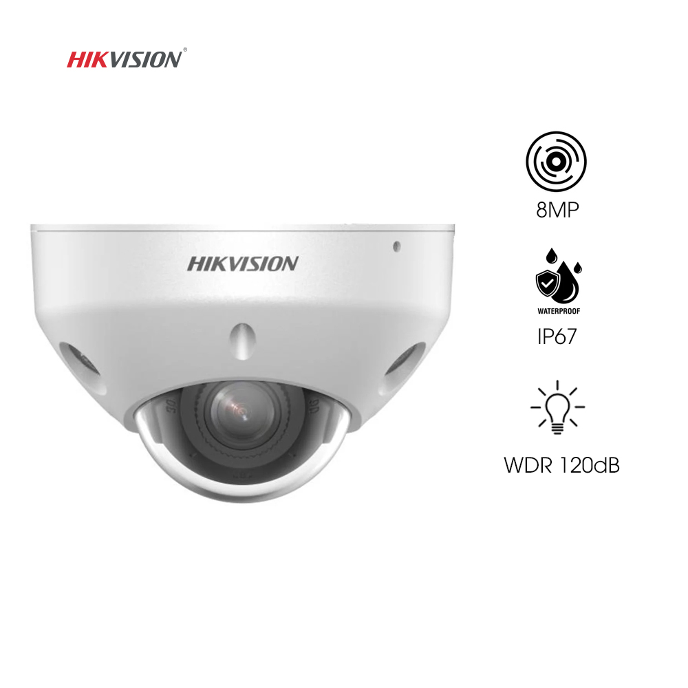Camera IP Dome 8MP Hikvision DS-2CD2583G2-LIS2U