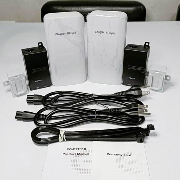 Bộ bắn điểm Wifi ngo&agrave;i trời RUIJIE REYEE RG-EST310 V2 (1 cặp)