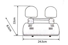 Đèn sạc sự cố thoát hiểm KENTOM KT-402