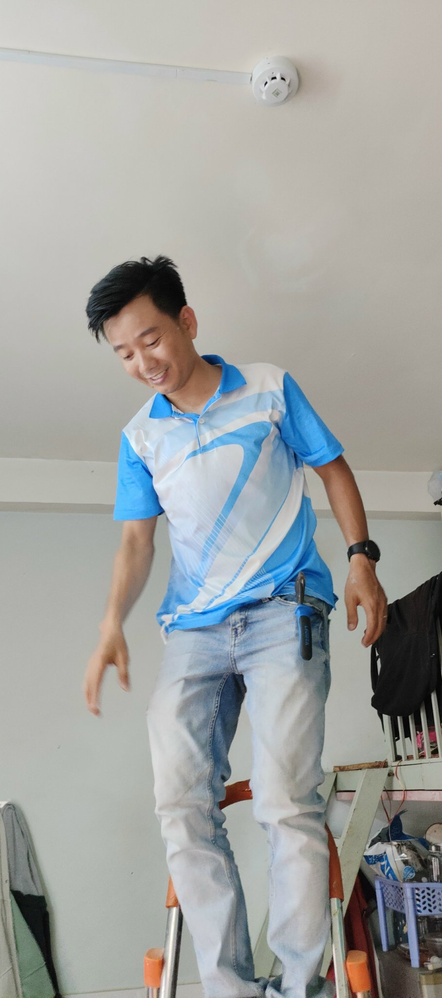 Lắp đầu báo khói cho nhà trọ