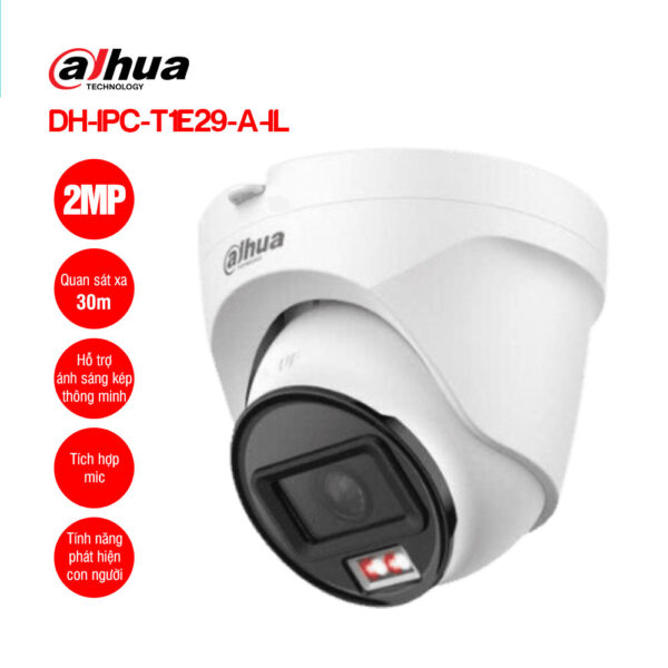 Camera IP 2MP DAHUA DH-IPC-T1E29-A-IL