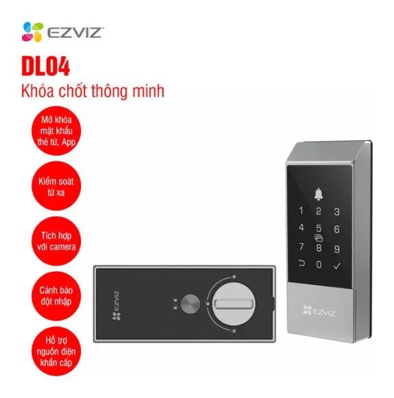 Khóa chốt thông minh EZVIZ DL04