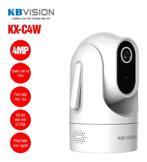 Camera wifi quay quét 4MP KBVISION KX-C4W