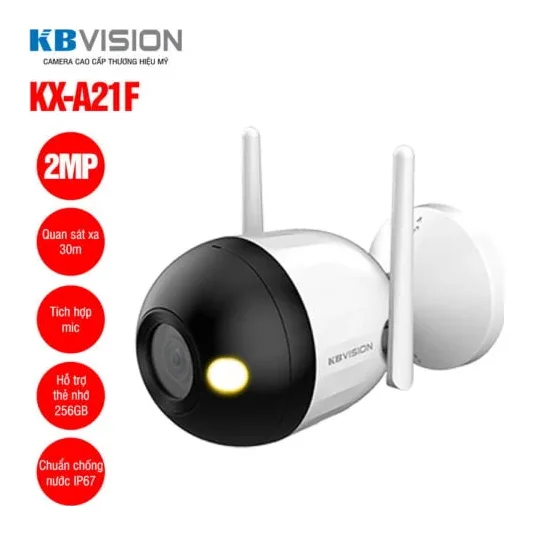 Camera Wifi Full Color 2MP KBVISION KX-A21F