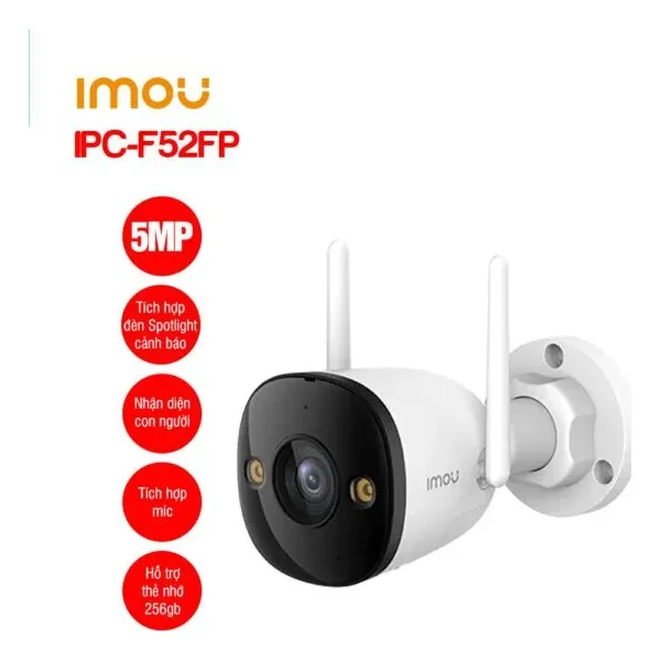 Camera Wifi ngoài trời IMOU IPC-F52FP 5MP