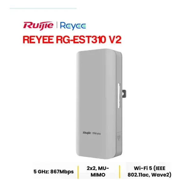 Bộ bắn điểm Wifi ngoài trời RUIJIE REYEE RG-EST310 V2 (1 cặp)