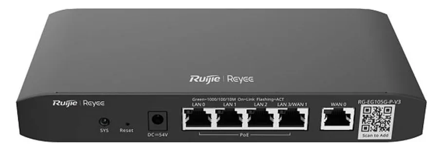 Smart Gateway Ruijie Reeye RG-EG105G-P-V3
