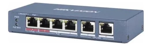 Switch mạng 4 cổng POE HIKVISION DS-3E0106P-E/M