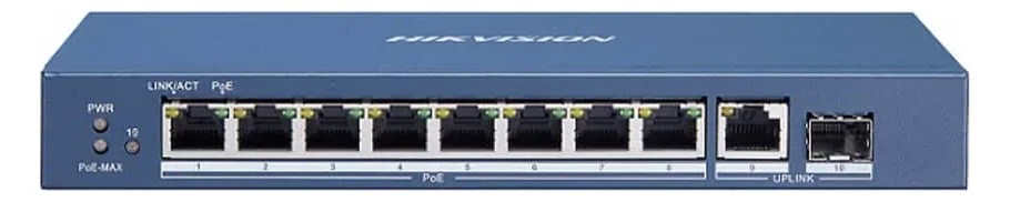 Switch GIGABIT 8 cổng PoE 1000M Hikvision DS-3E0510P-E/M
