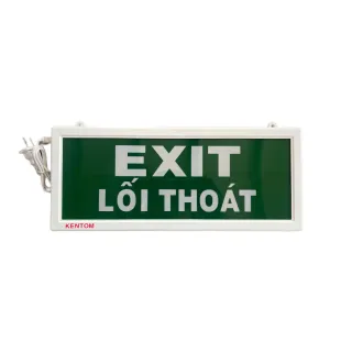 Đèn Exit thoát hiểm KT120/Kentom 2 mặt
