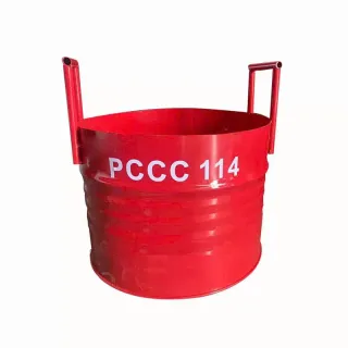 Thùng phuy PCCC đựng cát chữa cháy 100L (có quai)