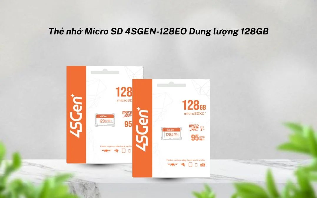 Thẻ nhớ Micro SD 128Gb 4SGEN-128EO