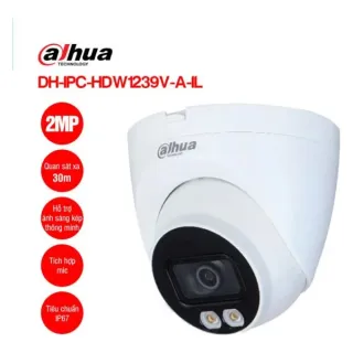 Camera IP 2MP DAHUA DH-IPC-HDW1239V-A-IL có mic