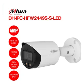 Camera IP 4MP DAHUA DH-IPC-HFW2449S-S-LED