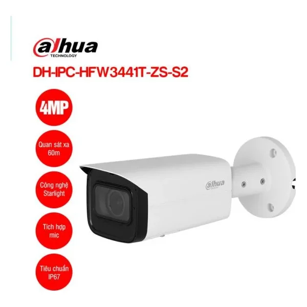 Camera IP 4MP DAHUA DH-IPC-HFW3441T-ZS-S2