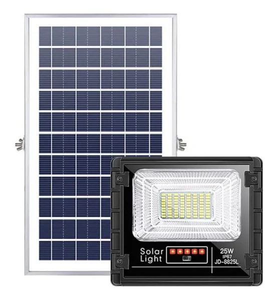 Đèn pha led năng lượng mặt trời JINDIAN JD-8825L 25W