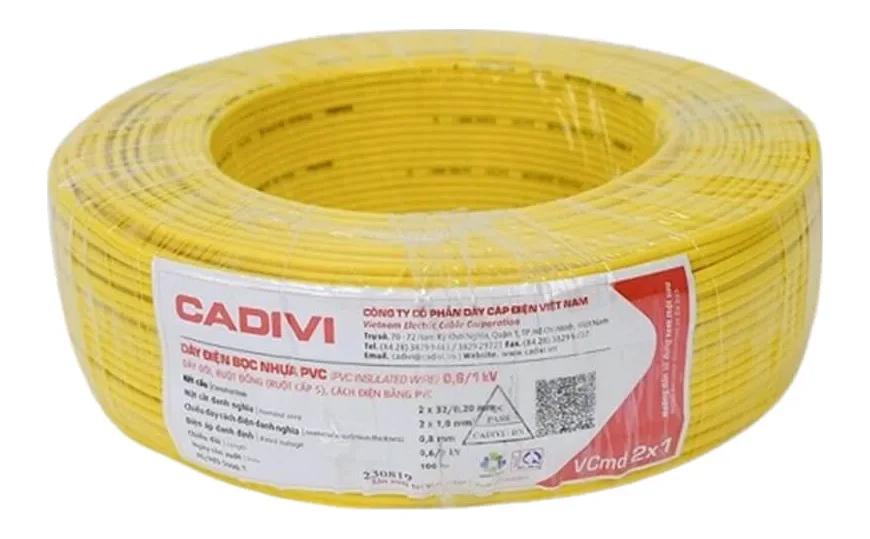 Dây điện CADIVI VCmd 2x1-0,6/1kV