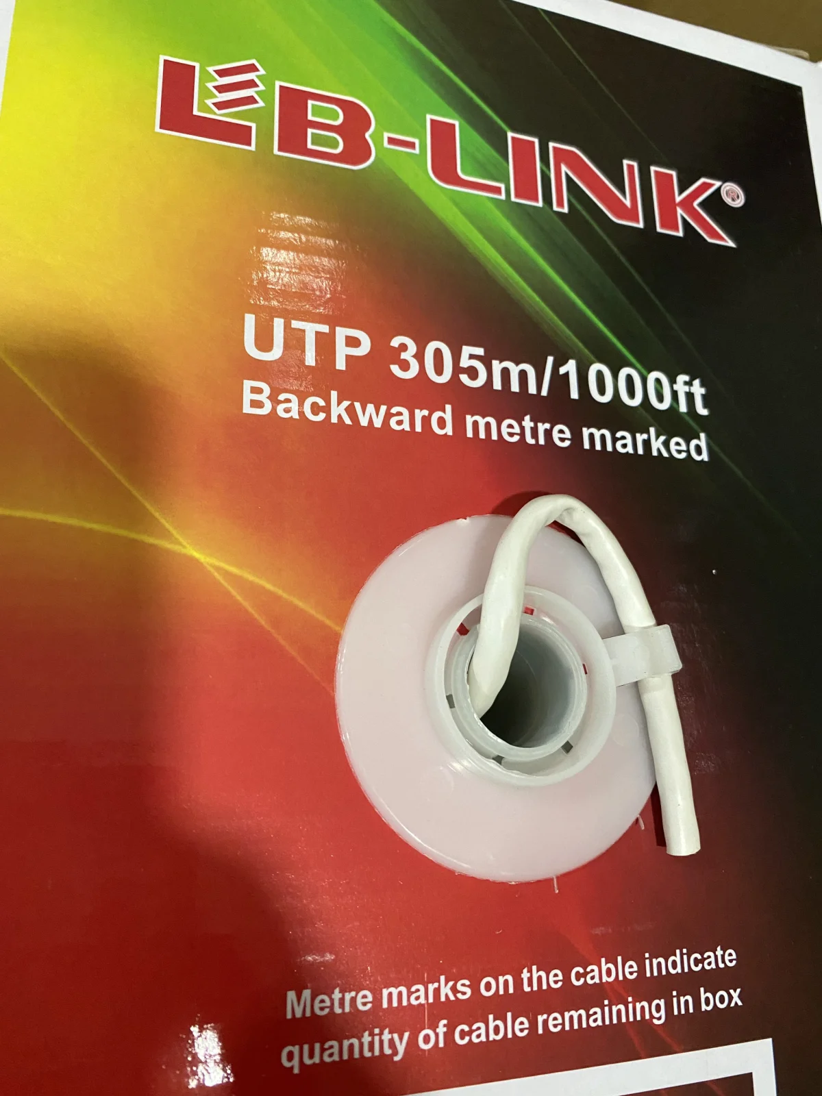 Dây mạng LB-Link Cat 6 UTP dài 305m (màu trắng)