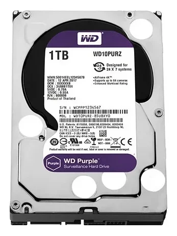 Ổ cứng giám sát WD Purple 1TB WD