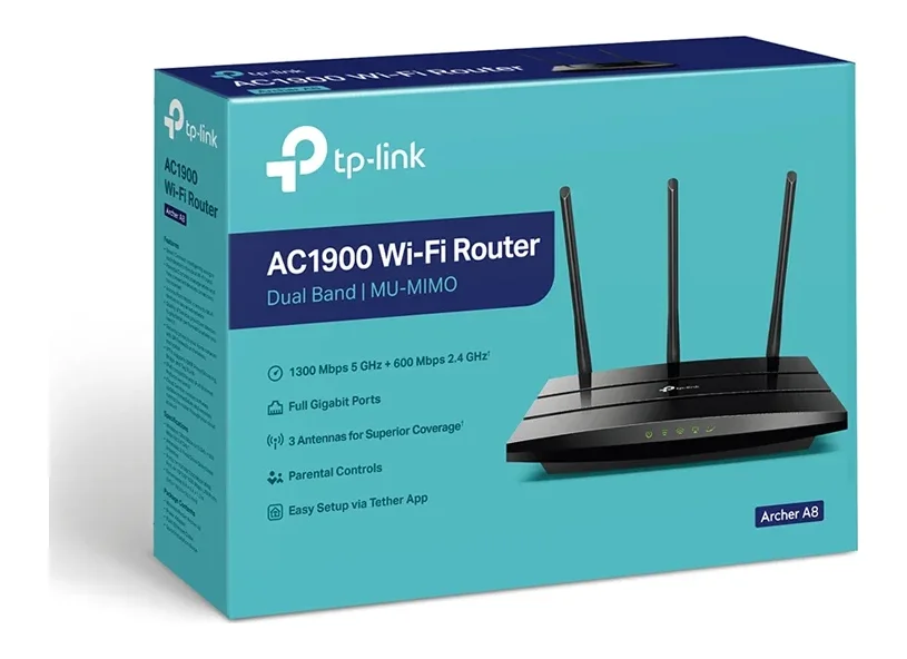 Router Wi-Fi MU-MIMO AC1900 TP-LINK Archer A8