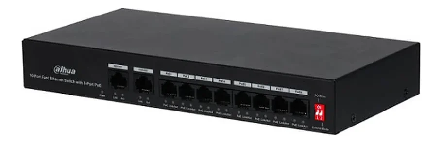 Switch PoE 8 port DAHUA DH-PFS3010-8ET-65 tốc độ nhanh
