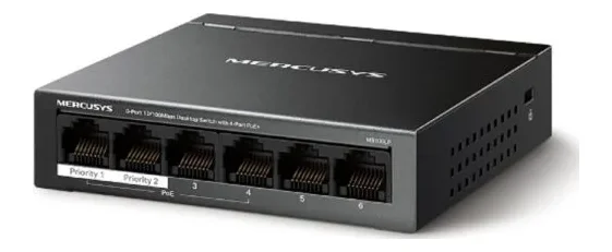 Switch Để Bàn 6 Cổng 10/100M Mercusys MS106LP