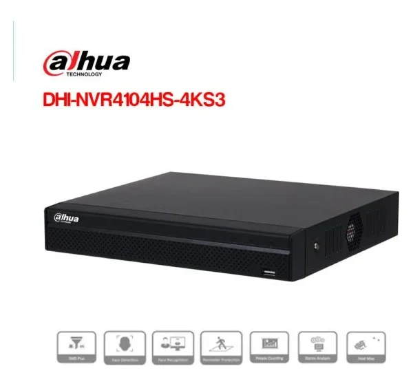Đầu ghi hình IP 4 kênh DAHUA DHI-NVR4104HS-4KS3