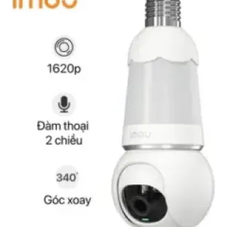 Trọn Gói 1 Camera Wifi iMOU Bóng Đèn 5MP IPC-S6DP-5M0WEB-E27 Quay Quét + Thẻ Nhớ 64GB
