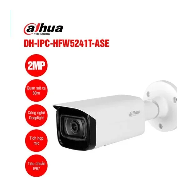 Camera IP 2MP DAHUA DH-IPC-HFW5241T-ASE