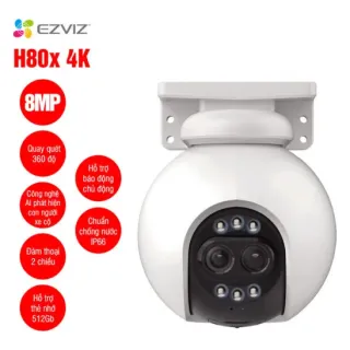 Camera WiFi quay quét EZVIZ H80x (8MP+2MP)