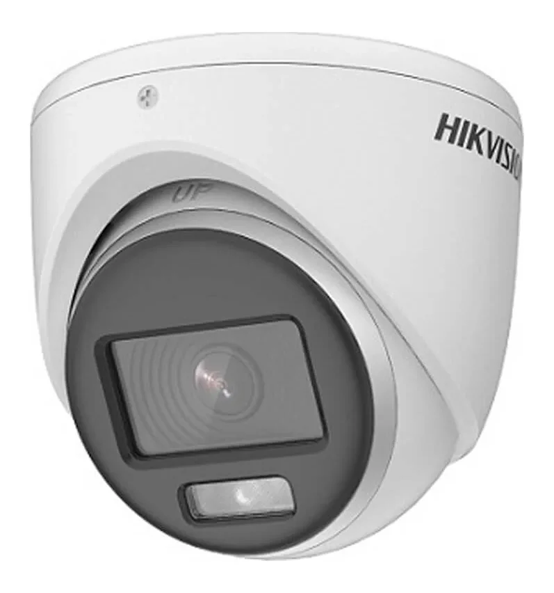 Camera HDTVI ColorVu 2MP bán cầu HIKVISION DS-2CE70DF0T-MFS ( có míc)