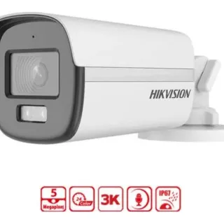 Camera HDTVI có màu ban đêm 5MP HIKVISION DS-2CE12KF0T-FS
