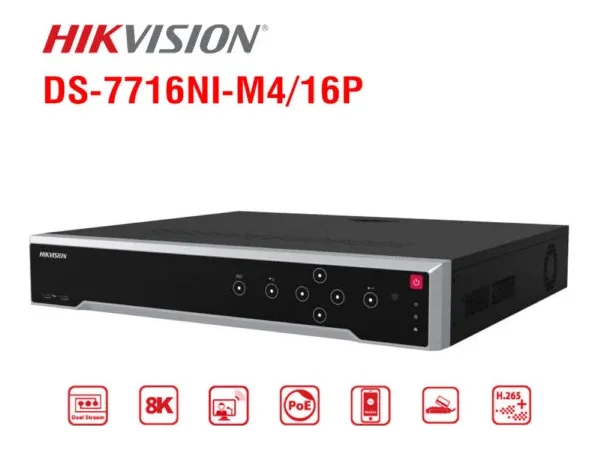 Đầu ghi IP 16 kênh HIKVISION DS-7716NI-M4/16P