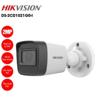 Camera IP 2MP thân trụ HIKVISION DS-2CD1021G0-I