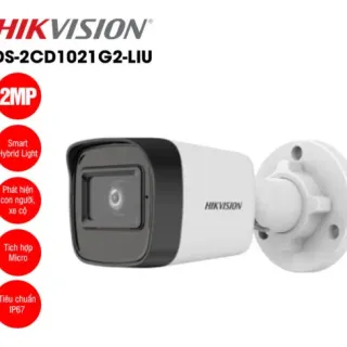 Camera IP 2MP thân trụ HIKVISION DS-2CD1021G2-LIU