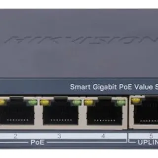 Switch mạng thông minh 4 cổng PoE Gigabit HIKVISION DS-3E1505P-EI/M