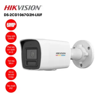 Camera IP 6MP thân trụ HIKVISION DS-2CD1067G2H-LIUF