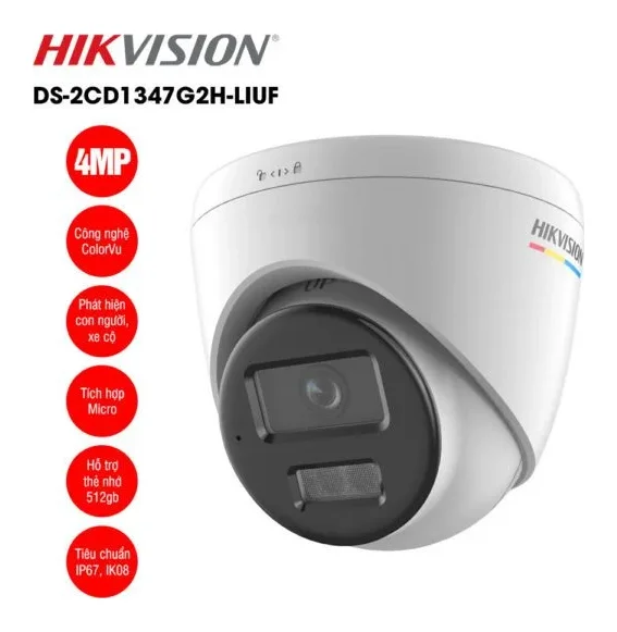 Camera IP 4MP bán cầu HIKVISION DS-2CD1347G2H-LIUF