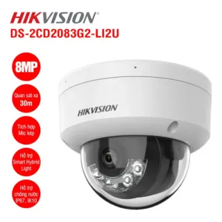 Camera IP Dome 8MP Hikvision DS-2CD2183G2-LIS2U