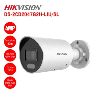 Camera IP 4MP Hikvision DS-2CD2047G2H-LIU/SL