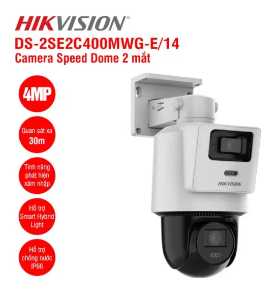 Camera IP Speed dome 4MP Hikvision DS-2SE2C400MWG-E/14