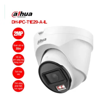 Camera IP 2MP Dome DAHUA DH-IPC-T1E29-A-IL
