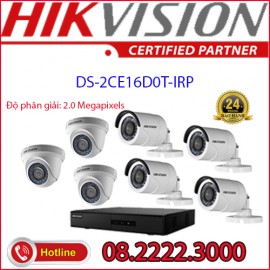 Lắp đặt trọn bộ 7 camera quan sát HIKVISION CCTV-2CE16D0T-IRP