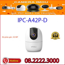 Lắp đặt camera Wifi 4MP IMOU IPC-A42P-D-V2 phát hiện người lạ bằng AI
